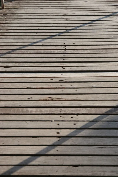 Board walk shadows — Stock Photo, Image