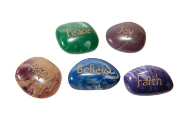 Piece joy hope stones clipart