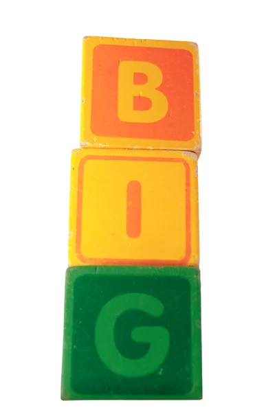 Big assorted play blocks — Stock Photo, Image