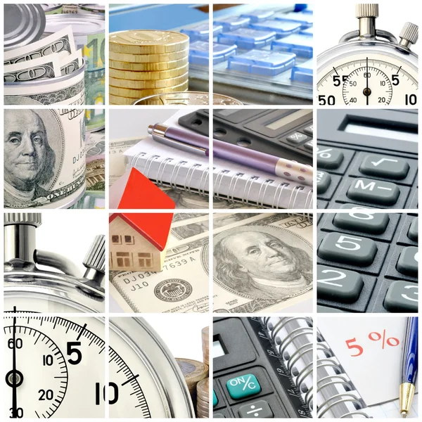 Business collage Royalty Free Stock Images