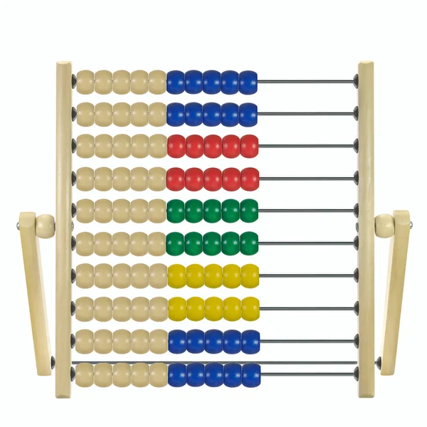 Children's wooden abacus — Stock Photo, Image