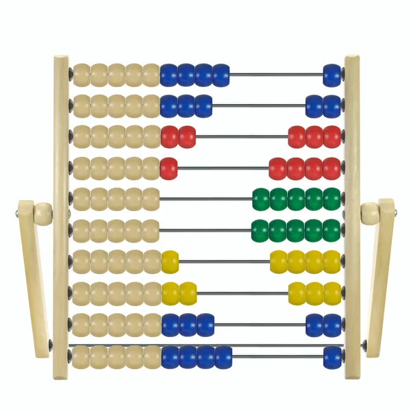 Children's wooden abacus — Stock Photo, Image