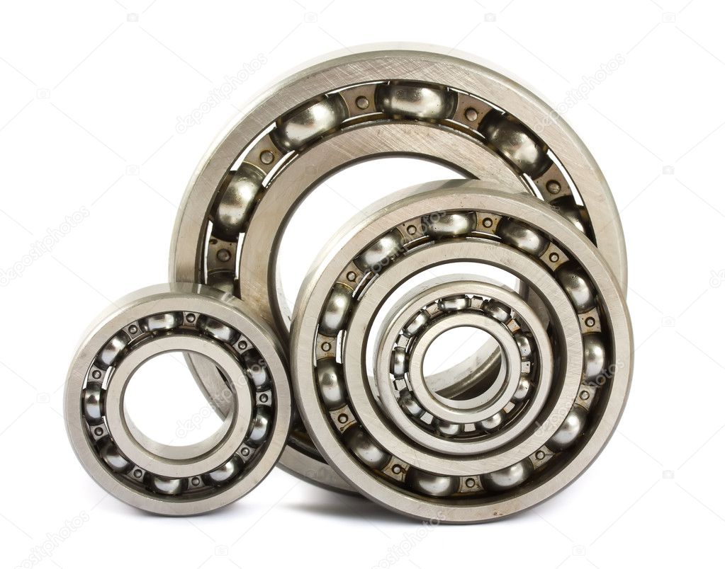Four steel ball bearings