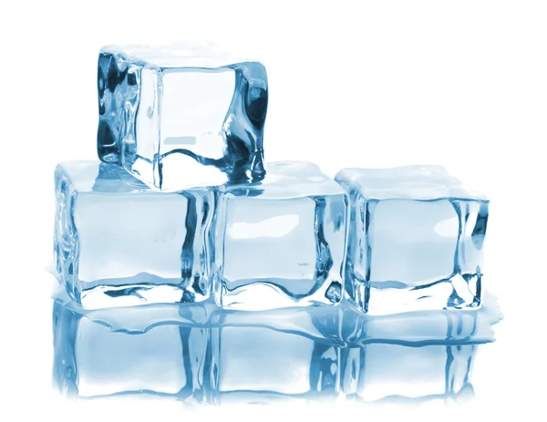 Four ice cubes Stock Image