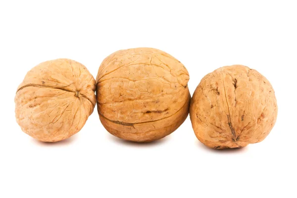Three walnuts — Stock Photo, Image