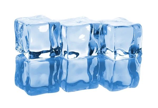 Tres cubitos de hielo —  Fotos de Stock