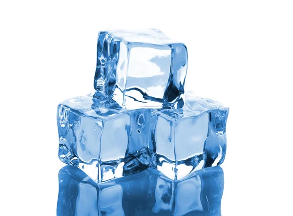 Три кубики льоду — стокове фото