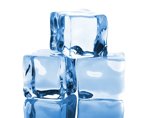 Tři kostky ledu — Stock fotografie