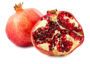 Ripe pomegranate clipart