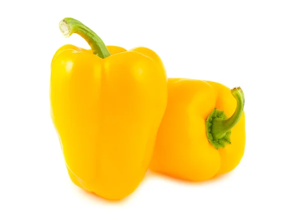 stock image Two yellow peppers