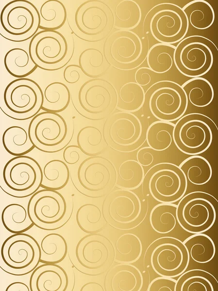 Narin altın arka plan swirls ile — Stok fotoğraf