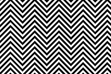 Trendy chevron patterned background black and white clipart
