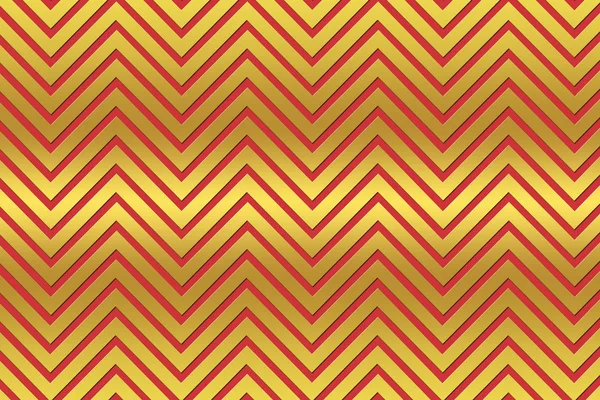 Trendy chevron patterned background golden and red — Stock Photo, Image