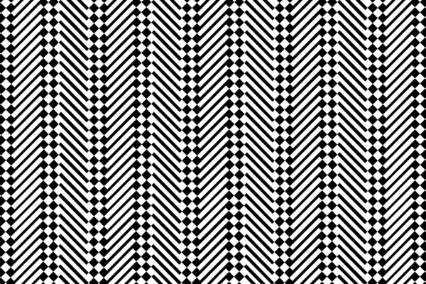 トレンディなシェブロン パターン背景、黒と白 — ストック写真