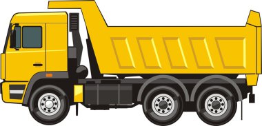 Dump truck clipart