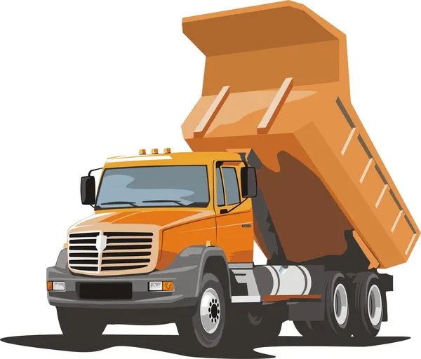 Dump truck — Stock Vector
