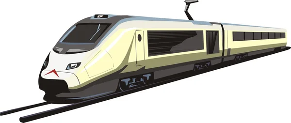 Train de vitesse — Image vectorielle
