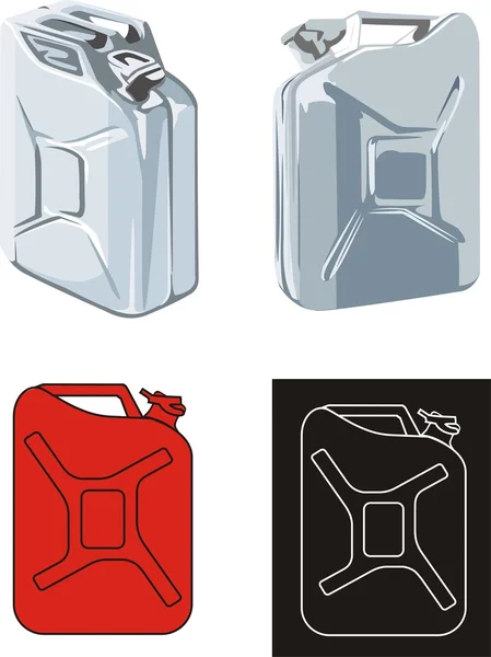 Boîtes d'essence — Image vectorielle