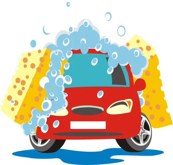 Myjnia samochodowa — Wektor stockowy
