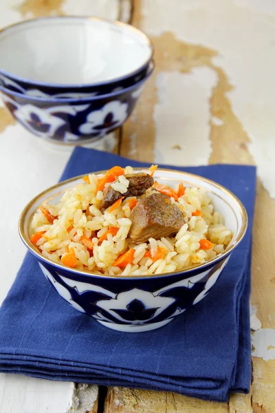 Pilaf - classic Middle Eastern and Central Asian dish — Stock Photo, Image