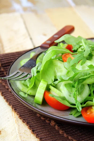 Roka ve domates salatası — Stok fotoğraf
