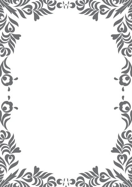 Décoration de page florale — Image vectorielle