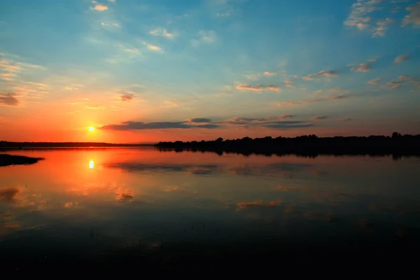 stock image Sunset over Danube