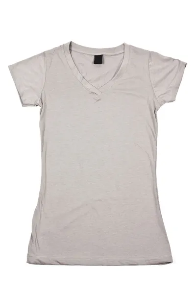 Женская серая футболка — стоковое фото