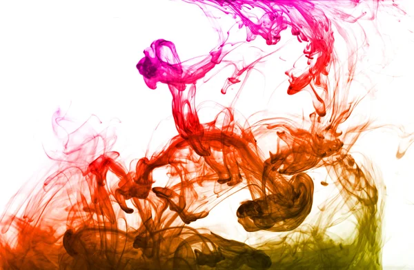 Multicolor ink drop — Stock Photo, Image