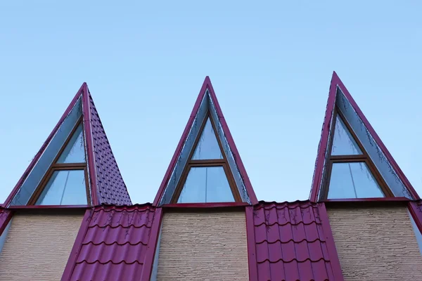 Dach z dachówki — Zdjęcie stockowe