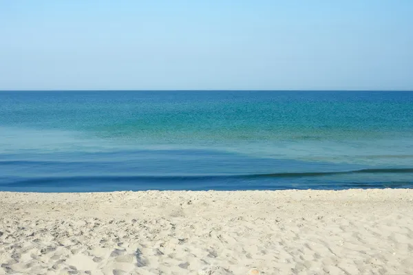 Hemel. zee. zand — Stockfoto