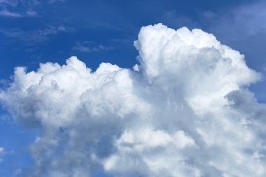 Thick white clouds clipart