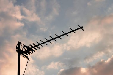 Television antenna silhouette