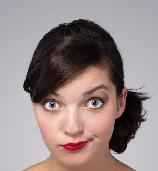 Obrázek krásné ženské tváře — Stock fotografie