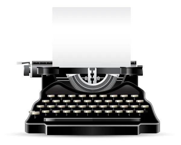 Starožitný psací stroj — Stockový vektor