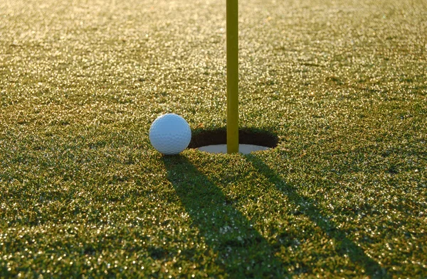 Fechar tiro golfe — Fotografia de Stock