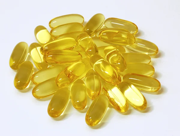 Fish oil vitamins — Stock Photo, Image