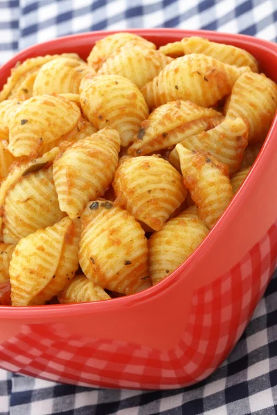 stock image Delicious pasta shells with fresh marinara sauce