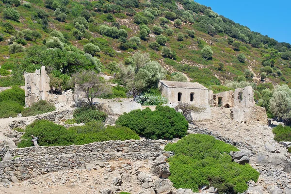 Vecchia chiesa bizantina sull'isola di Camelia — Foto Stock