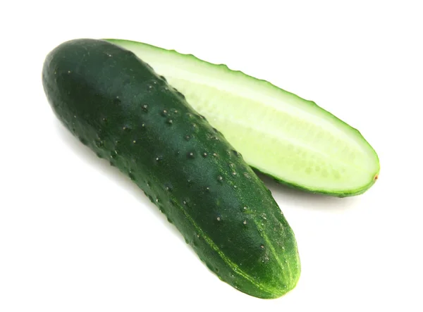 Cucumbers on the white background — Stock Photo, Image