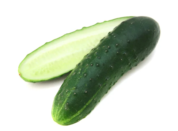 Cucumbers on the white background — Stock Photo, Image