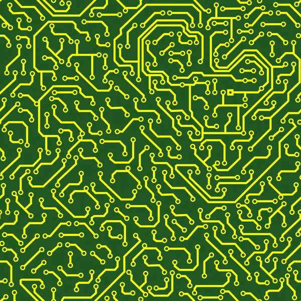 Seamless pattern. Computer circuit board. — Stock Photo, Image