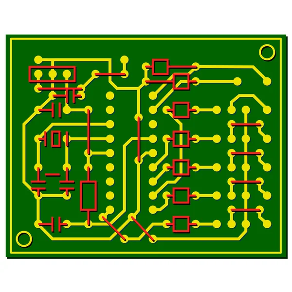 stock image  abstract circuit board