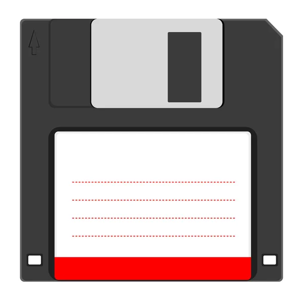 Starý floppy disku pro ukládání dat počítače — Stock fotografie