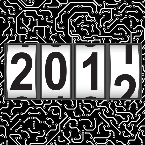 2012 νέο έτος μετρητή. — Φωτογραφία Αρχείου