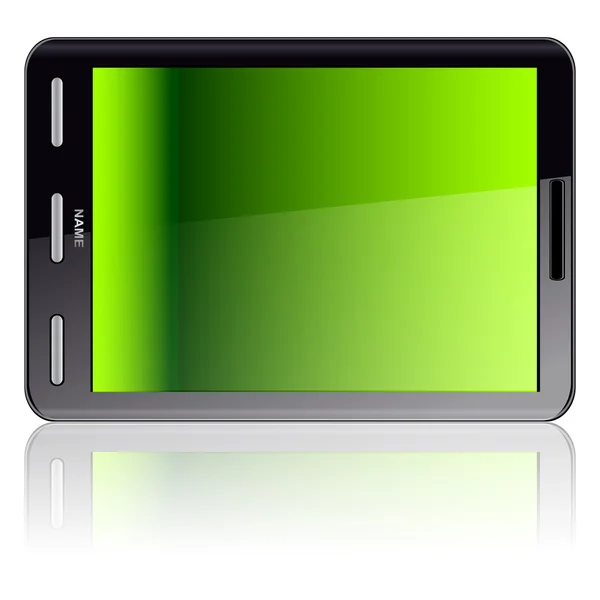 Computador tablet vertical — Fotografia de Stock