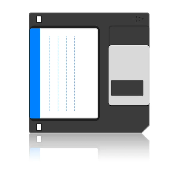 Eski floppy disk bilgisayar veri depolama — Stok fotoğraf