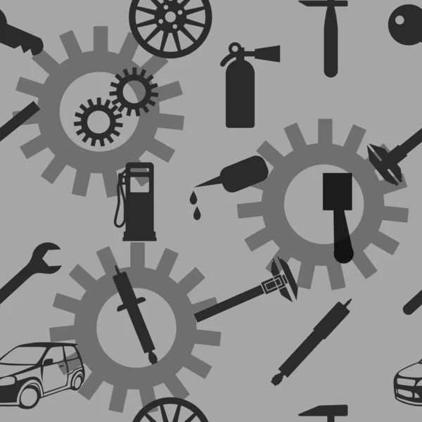 Auto Car Repair Service Icon Symbol. — Stock Photo, Image