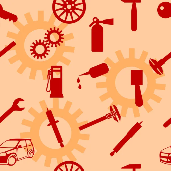 Auto bil reparation service ikon symbol. — Stockfoto