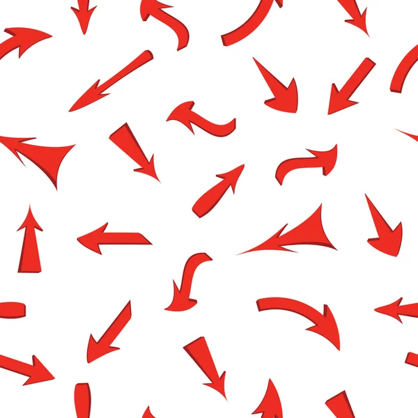 Set of red arrows, seamless wallpaper. — Stock fotografie